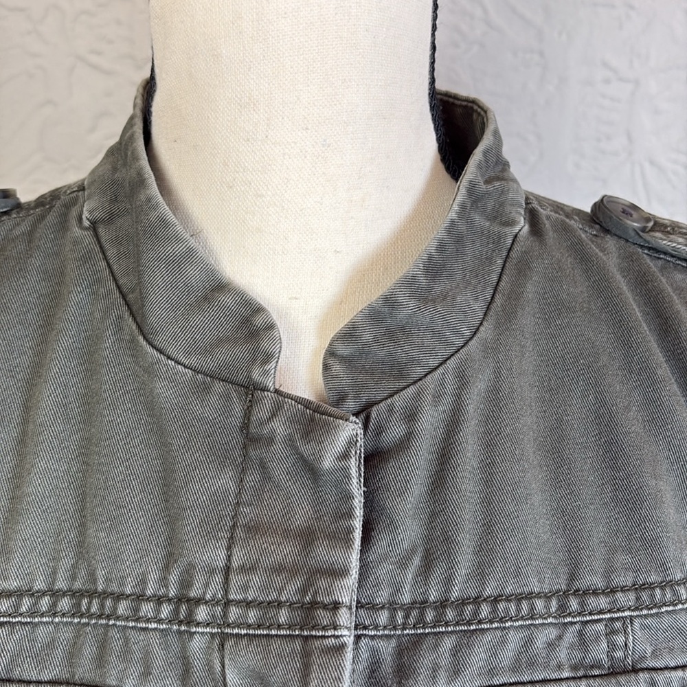 Loft Olive Utility Jacket - image 4